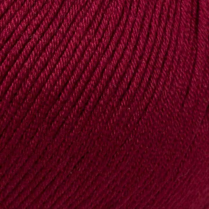 Mercerisierte Baumwolle La Mia 50 g | verschiedene Farben | bordeauxrot