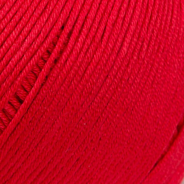 Mercerisierte Baumwolle La Mia 50 g | verschiedene Farben | rot