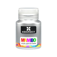 MAMBO Metallic-Textil- und Lederfarbe 20 ml – 53 Silber