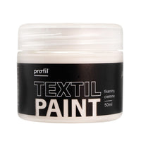 Profil Metallic-Stoffmalfarbe für dunkle Textilien 50 ml – 04 - hell Silber