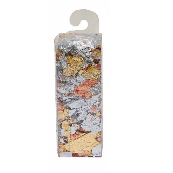 Rosa Metallic-Flocken 1 g | verschiedene Mixe | zlaté. strieborné a medené