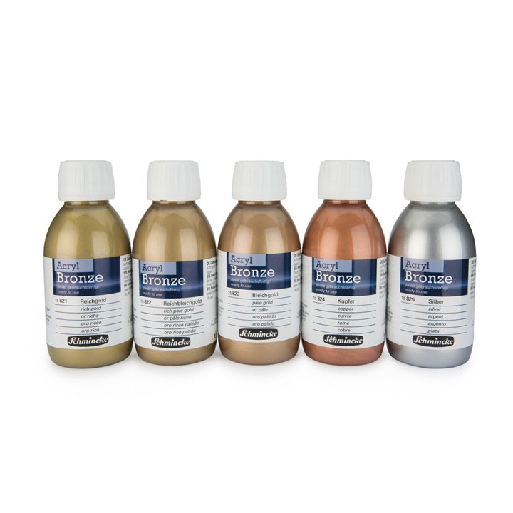 Schmincke Acryl-Bronze 150 ml | Metallic-Effektfarben