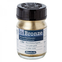 Schmincke Oil-Bronze Metall-Pigmentpulver 50 ml – 15 802 hellgold satt