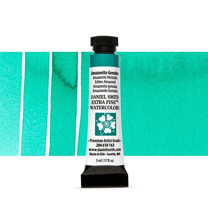 Daniel Smith Extra Fine PRIMATEK Mineral-Aquarellfarben | verschiedene Farbtöne | 163 Amazonite Genuine