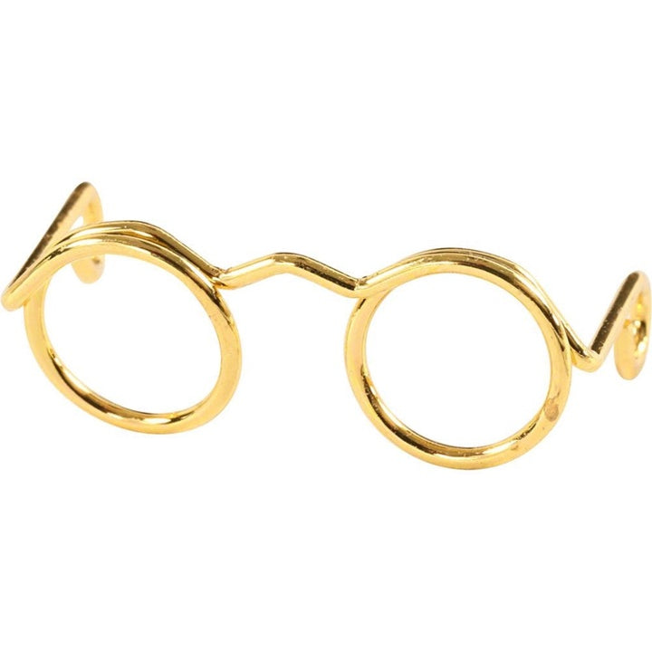 Goldene Mini-Brillen für handgemachte Puppen und Figuren | ARTMIE