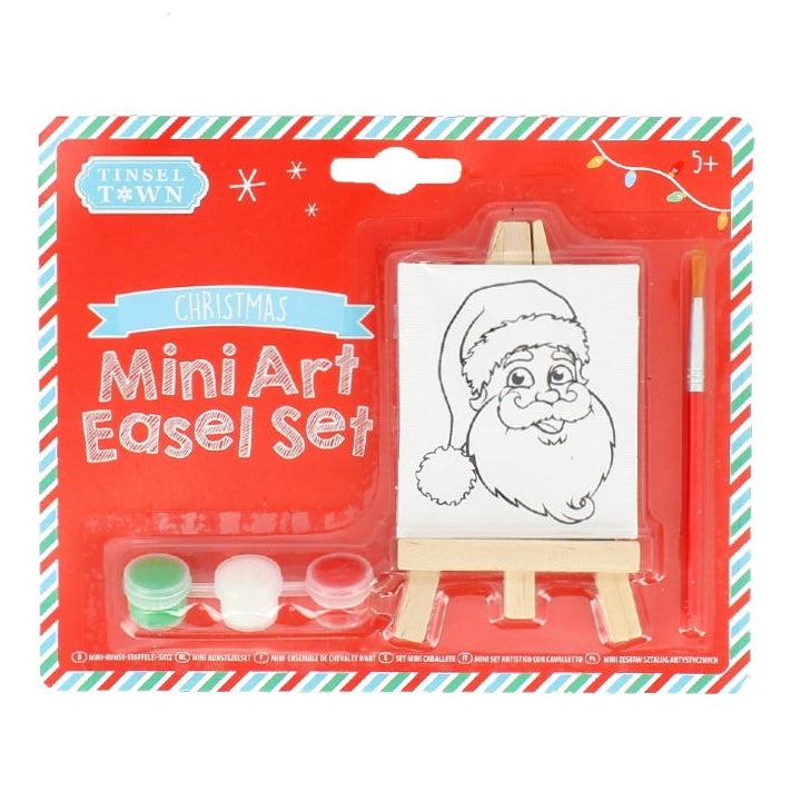 Kreatives Mini-Set mit Staffelei, Leinwand und Farben für Kinder | ARTMIE