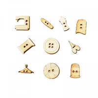 Miniatur-Holzknöpfe | verschiedene Sets — Bild 1