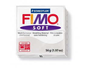 FIMO Soft Modelliermasse ofenhärtend - 56 g | verschiedene Farben | 80 - Grau