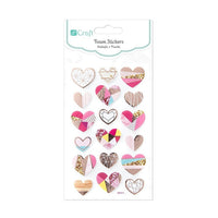 Bunte Moosgummi-Sticker mit Herzmotiven zum Basteln | ARTMIE