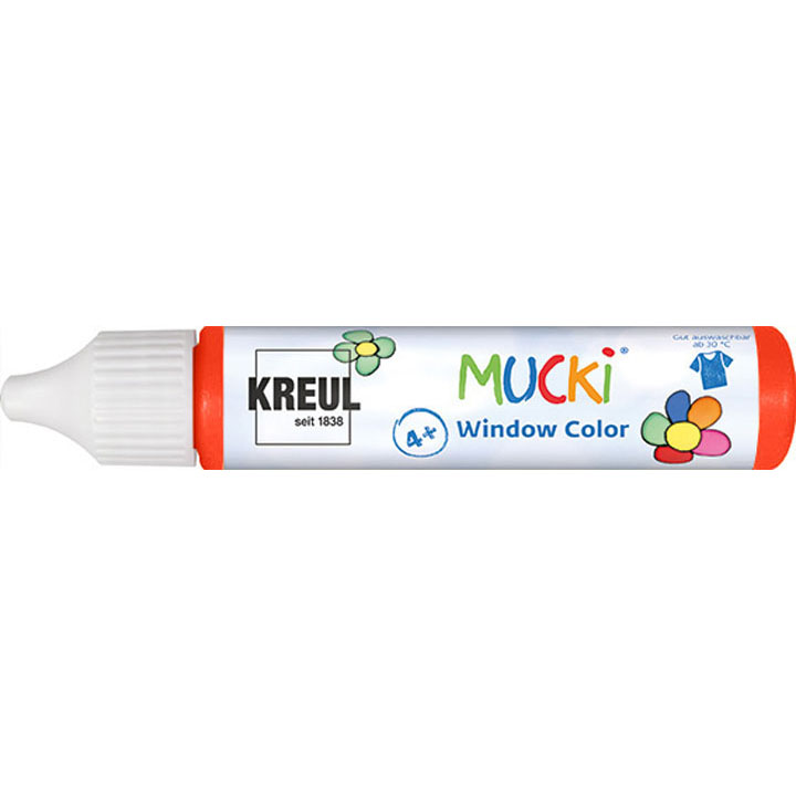 MUCKI Fensterfarbe 29 ml | verschiedene Farbtöne | 24405 rot