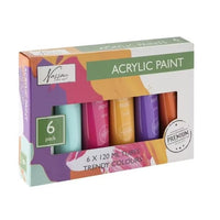 Nassau Acrylfarben Set 6x120ml TRENDY COLOURS | ARTMIE