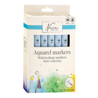 Nassau Fine Art Aquarellmarker Set mit Wassertankpinsel | ARTMIE