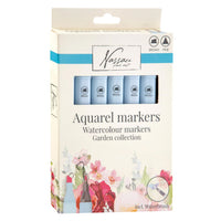 Nassau Fine Art Aquarellmarker-Set Garden Collection mit Wassertankpinsel | ARTMIE