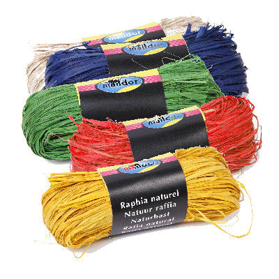 Naturbast Raffia 50g in verschiedenen Farben für Bastelprojekte | ARTMIE
