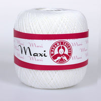 Madame Tricote Paris Maxi-Baumwollgarn | verschiedene Farben | 0003 Weiß