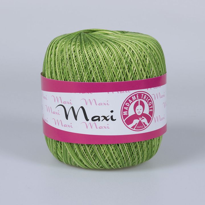 Madame Tricote Paris Maxi-Baumwollgarn | verschiedene Farben | 0188 Buntgrün