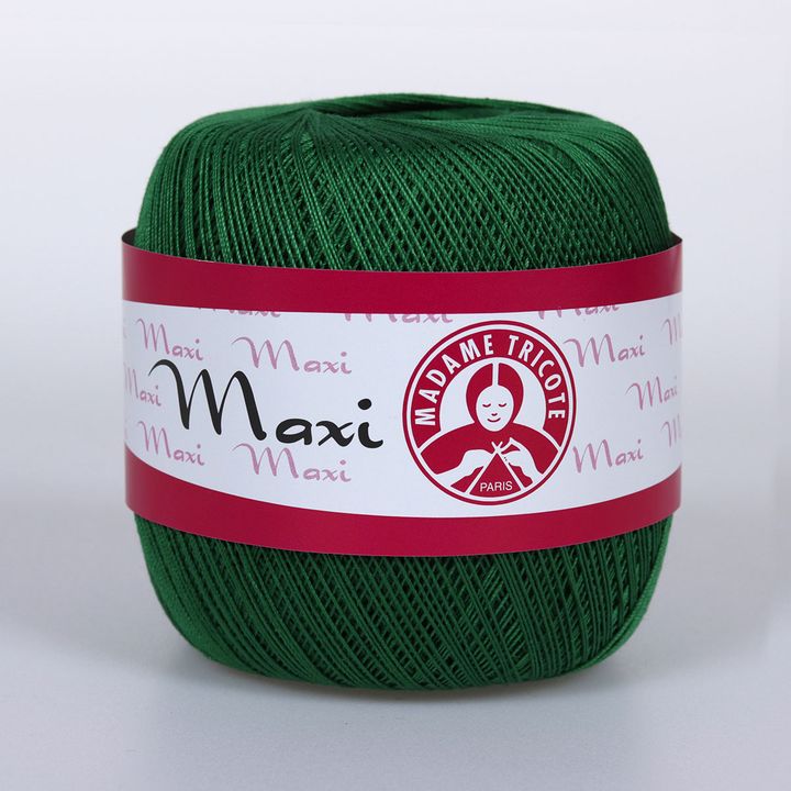 Madame Tricote Paris Maxi-Baumwollgarn | verschiedene Farben | 5542 Smaragdgrün
