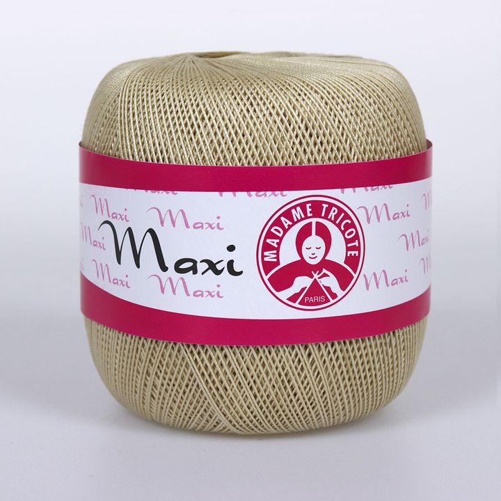 Madame Tricote Paris Maxi-Baumwollgarn | verschiedene Farben | 6300 Beige