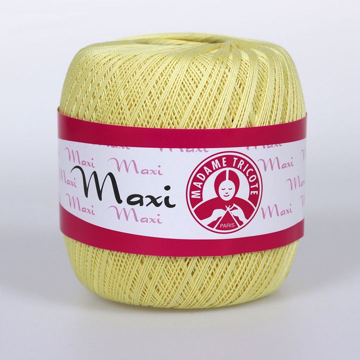 Madame Tricote Paris Maxi-Baumwollgarn | verschiedene Farben | 6303 Gelb