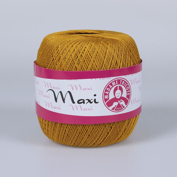 Spitzenhäkelgarn Madame Tricote Paris Maxi 100 g | verschiedene Farben - 6340 braun