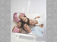 Das Bild des Fotos auf dem Ständer | verschiedene Farben | Weiß