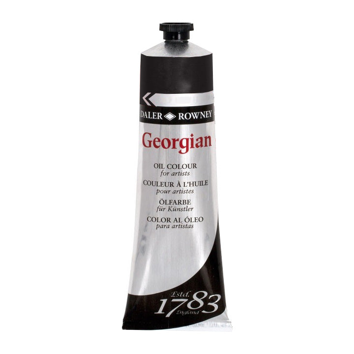 Daler-Rowney GEORGIAN Ölfarbe 75 ml | verschiedene Farbtöne | 035 Lamp black