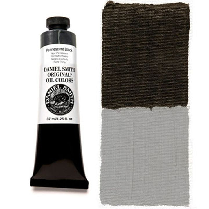 Daniel Smith Luminescent Ölfarbe 37 ml | verschiedene Farbtöne | 032 Perlschwarz