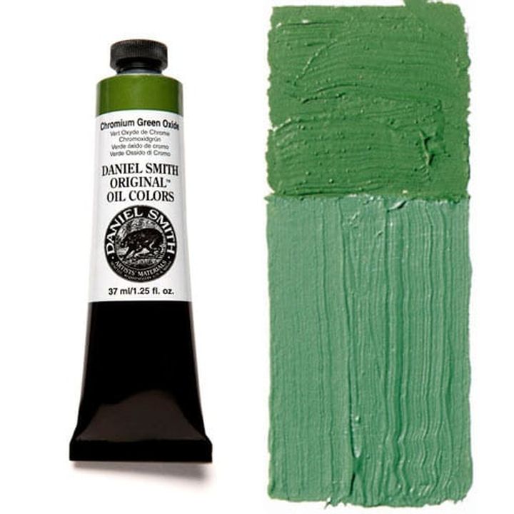 Daniel Smith Original Ölfarben 37 ml | verschiedene Farbtöne | 024 Chromium zelená Oxide