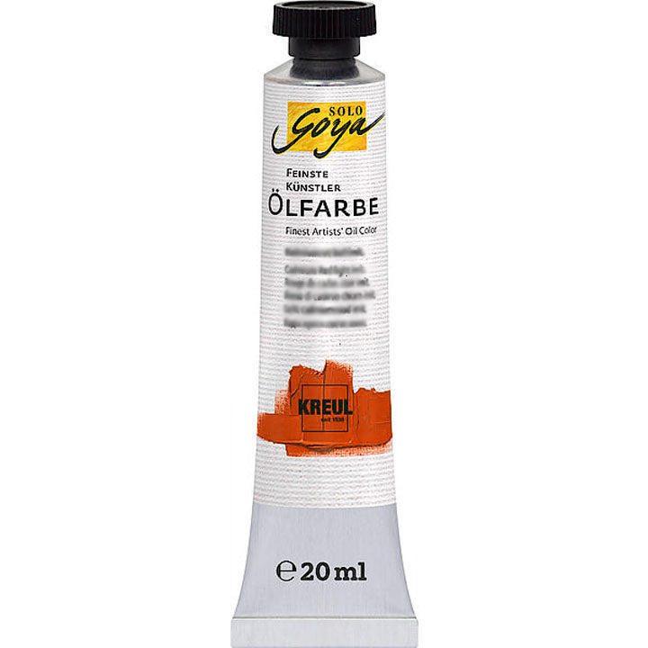 Solo Goya Feinste Künstler-Ölfarben | verschiedene Farben | 600 - Kadmium Orange Imit.
