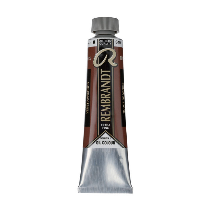 Rembrandt Ölfarbe 40 ml in Nahaufnahme mit brillantem Farbton.