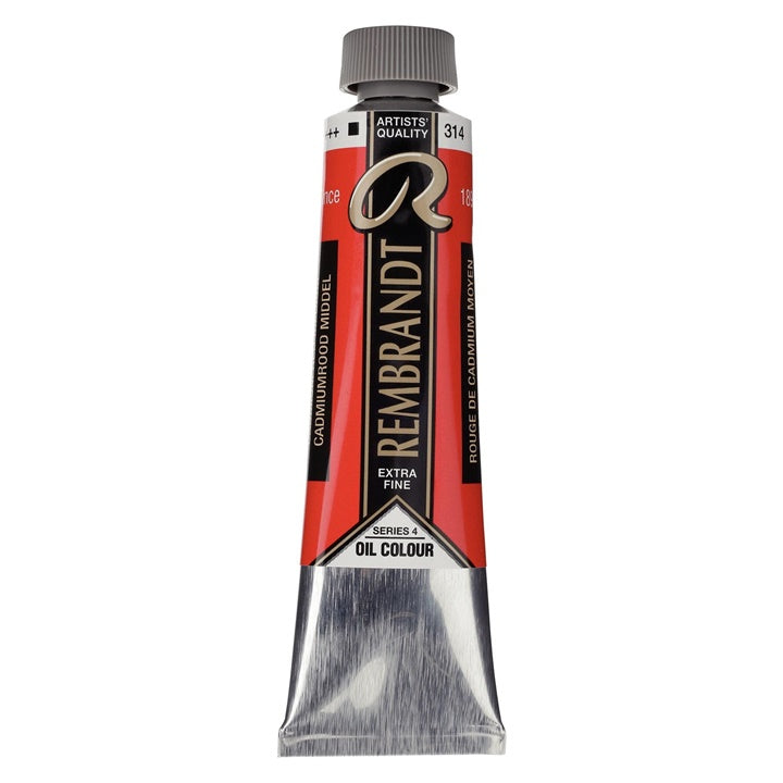 Rembrandt Ölfarbe 40 ml in Nahaufnahme mit brillantem Farbton.