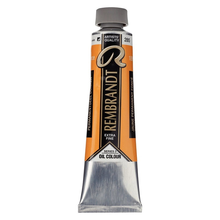 Rembrandt Ölfarbe 40 ml in Nahaufnahme mit brillantem Farbton.