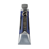 Sortiment der Rembrandt Ölfarben in verschiedenen Farbtönen und 40 ml Gebinden.