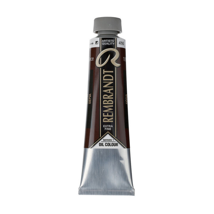 Rembrandt Ölfarbe 40 ml mit höchster Lichtechtheit und intensiver Pigmentkonzentration.