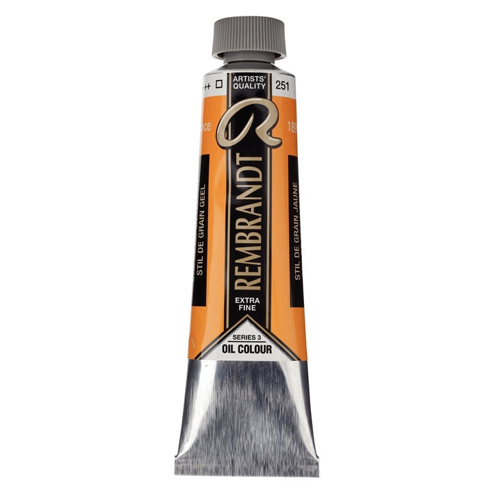 Rembrandt Ölfarbe 40 ml in Nahaufnahme mit brillantem Farbton.