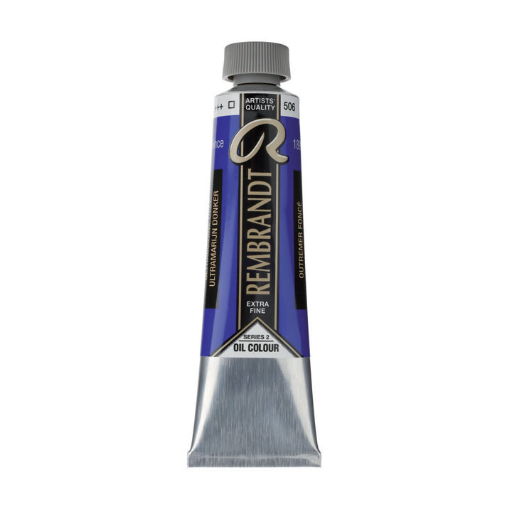 Rembrandt Ölfarbe 40 ml in Nahaufnahme mit brillantem Farbton.