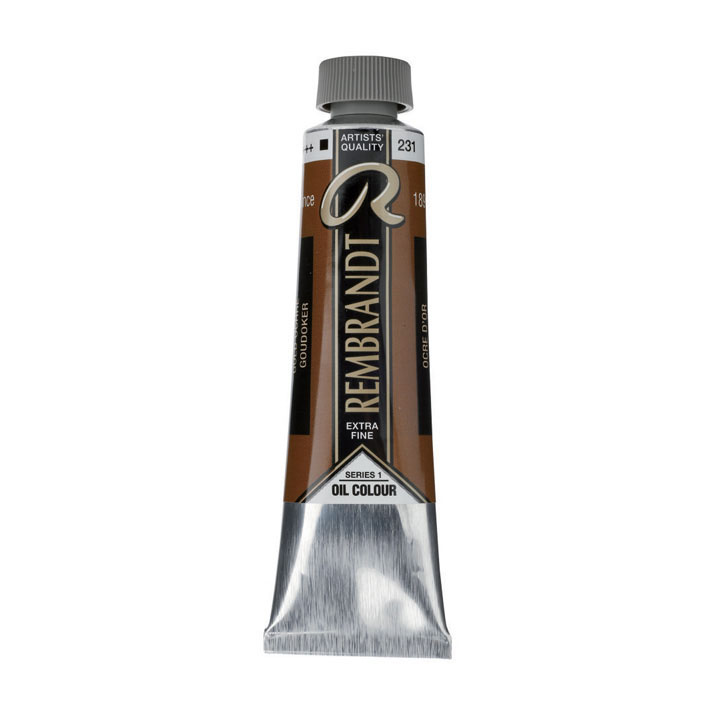 Rembrandt Ölfarbe 40 ml in Nahaufnahme mit brillantem Farbton.