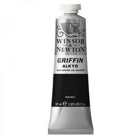 Winsor & Newton Griffin Alkyd schnelltrocknende Ölfarbe 37 ml | verschiedene Töne | Elfenbeinschwarz