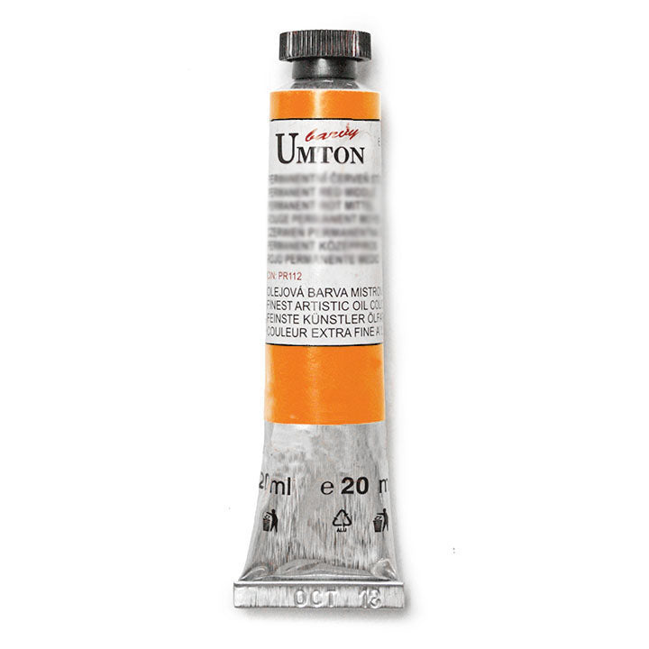 UMTON Ölfarbe 20 ml | verschiedene Farbtöne | 0014 - Cadmium oranžová svetlá