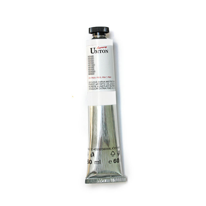 Umton Ölfarbe 60 ml – 92 brillante Farbtöne | 0009 - blickdichtes Weiß