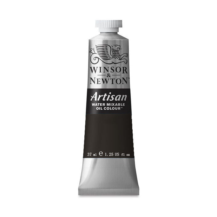 Winsor & Newton Artisan wasserlösliche Ölfarbe 37 ml | verschiedene Farbtöne | 331 elfenbeinschwarz