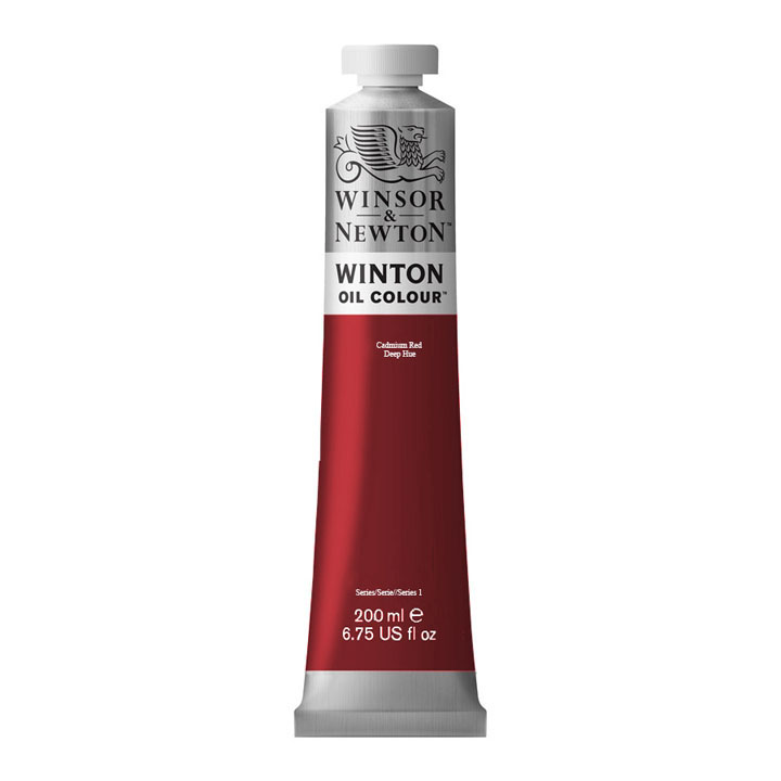Winsor & Newton Winton Ölfarbe 200 ml | verschiedene Farbtöne | Cad rot Dp Hue
