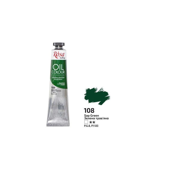 Rosa Gallery Ölfarben 45 ml | verschiedene Farben | 108 saftiges Grün
