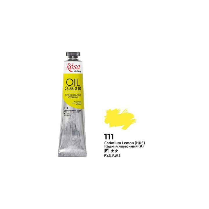 Rosa Gallery Ölfarben 45 ml | verschiedene Farben | 111 cadmium citrónová