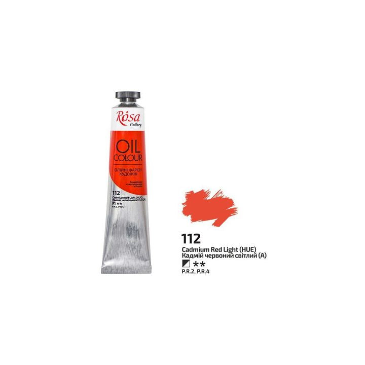 Rosa Gallery Ölfarben 45 ml | verschiedene Farben | 112 cadmium hellrot