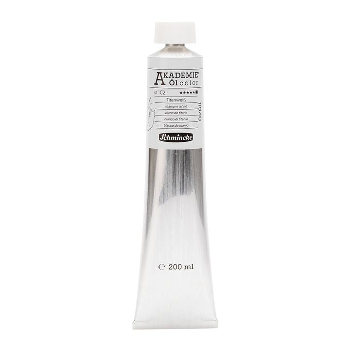 Schmincke AKADEMIE Ölfarben 200 ml | verschiedene Farben | 102 Titanweiß