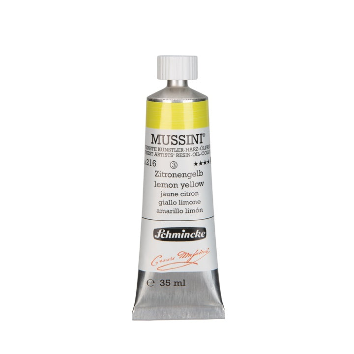 Schmincke MUSSINI Ölfarben 35 ml | verschiedene Farbtöne | 216 citrónová žltá