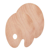 Ovale Holz-Malerpalette | verschiedene Größen — Bild 1