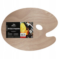 Ovale Holzpalette 30 cm, 5 mm | Phoenix