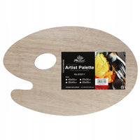 Ovale Holzpalette 30 cm, 5 mm | Phoenix